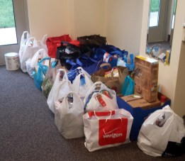 The combined 331 pounds of food donated to The Foodbank Program through Frederick Pagan Pride Day